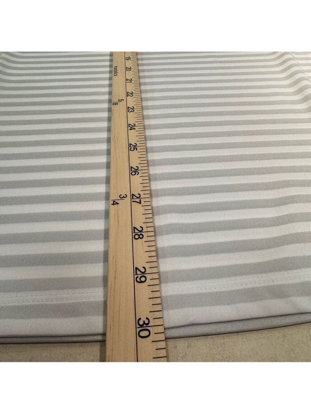 Nike Golf Dri Fit Polo Shirt Men's White Stripe Large - Picture 5 of 7